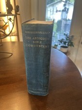 THE ABINGDON BIBLE COMMENTARY Edited By Eiselen Lewis Downey 1929 Vintage HCover picture
