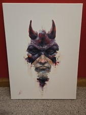 Daredevil By Johnny Desjardins Original Painting On Canvas 12x17 picture