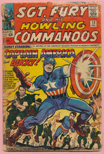 Sgt. Fury and his Howling Commandos #13, LOW GRADE, Marvel, 1964 picture
