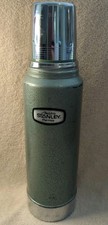 Vintage Aladdin Stanley Thermos A-944C Quart No 100 Cup No 11 Stopper Green USA picture