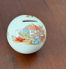 Vintage Royal Doulton Bunnykins Money Ball Bank picture