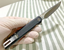 Kinetic (CRKT 3810) Smooth Flip Folder LCK+ Lightweight Large Lerch Design Knife picture