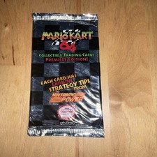 RARE SEALED Pack 1997 Mario Kart 64 Nintendo Power Trading Cards  Mario kart new picture