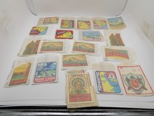 19 Vintage Original Lindgren-Turner Co. Decals Towns States Cities picture