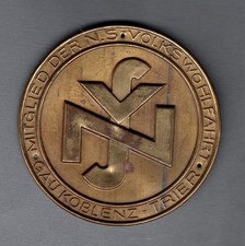 1940's WWII German Nazi Party Membership Door Plaque picture