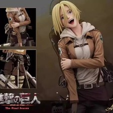 28cm Attack on Titan Annie Leonhart Figure PVC Anime Action Statue Collectible picture