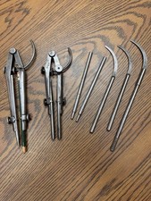 L S Starrett Improved Extension Dividers No. 85 7” & 9” picture