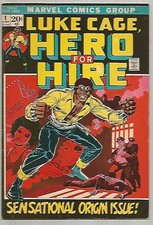 LUKE CAGE, Hero For Hire #1 (Marvel, 1972) Fine+ (6.5, my estimate) picture