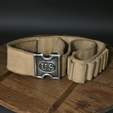 U.S. Canvas Cartridge Belt – Indian Wars Spanish-American War Style picture