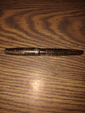 Vtg 1944 Parker Vacumatic Major Jewel Golden Pearl Fountain Pen 14K untested  picture