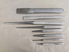 Vtg Craftsman WF Series 8pc Punch and Chisel Assortment, 42975/73, 42902/1, 4288 picture