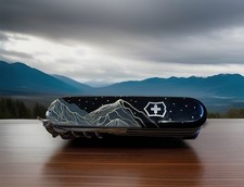 New Victorinox Climber “Mountain Moonrise” Edition 91mm Classic Swiss Army Knife picture