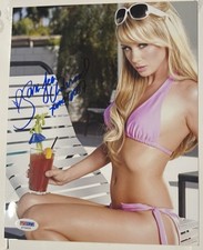 Sara Jean Underwood Playboy Model Signed 8X10 Photograph With PSA COA picture