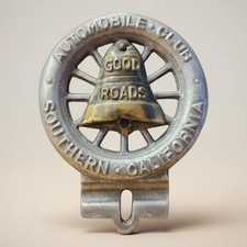 Automobile Club Good Roads 1902 FOB License Plate Topper picture