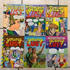 Young Lust #1 #2 #3 & #4 #5 & #7 - 1970 The Company & Sons Comics picture