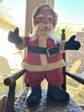 Antique 19thc Santa W/painted Face - Ex. Cond.AAFA picture