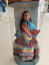 Mattel Collector Edition Peruvian Barbie Doll Dolls of the World 21506 1998 picture