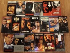 Lot 19 Mostly Action Movies Video VHS Tapes Keanu Reeves Arnold Schwarzenegger picture