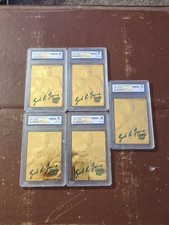 Five 1997 Score Board Brett Favre 23kt Gold Card 1 Of 10000 Graded 10 Mint Gem picture