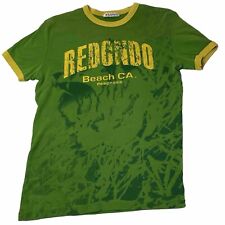 Vintage 80’s 90’s Redondo Beach California Ringer T Shirt Made In USA Size Small picture