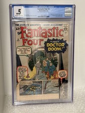 Fantastic Four 5 CGC .5 Origin & 1st App of Dr. Doom 1962 Doctor Doom picture
