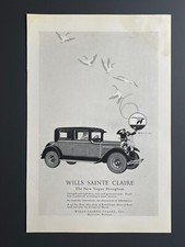 Original 1925 Wills Sainte Claire Car - Original Print Advertisement (10 x 6.5) picture