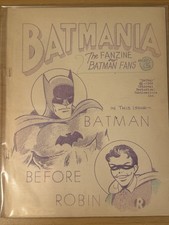 Batmania #2 🔥 Rare 1964 Fanzine (Limited to 500 Print Run) - Biljo White picture