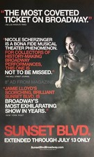 8” Broadway AD Sunset Boulevard Musical Theater Nicole Scherzinger AD picture