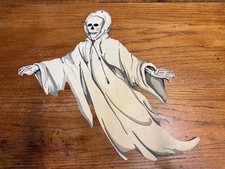 Scarce 1929 Vintage Dennison Halloween Floating Spectre Floating Ghost Diecut picture