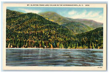 c1940's Mt. Mcintyre Lake Colden Adirondack Mountains New York NY Postcard picture