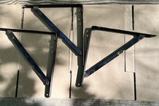 vintage stanley sweetheart locking folding shelf brackets 3 included picture