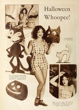 CLARA BOW & Felix the Cat? Halloween Whoopee -  1929 Image - 5 x 7 in Print picture