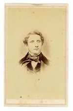 Carte de Visite CDV Bust Portrait of Handsome Young Man - Philadelphia Backmark picture