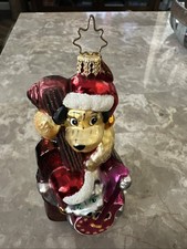 Radko Cool Yule Ornament Musical Cat & Dog On A Drum with Guitar and Bass (2003) picture