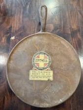 Griswold Cast Iron Number 9 Griddle With Original OEM Sticker. picture