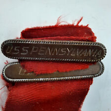 WW 1 Collar Tab Inscribed May 15 1920 CSC 31002 Uniform Patch Antique Military picture
