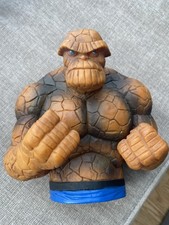 The Thing Marvel Bust Bank Coin Piggy Bank  6.5” Tall Super Rare picture