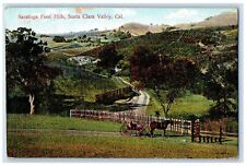 1909 Saratoga Foot Hills Santa Clara Valley California CA Vintage Horse Postcard picture