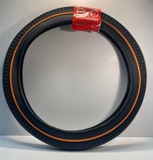 NEW Schwinn Krate STINGRAY Gripper SLIK TIRE 20 x 2.125 ORANGE LINE w/TUBE picture