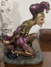Rare TMS 2003 The Jester Vintage Wine  Bottle Holder Figurine picture