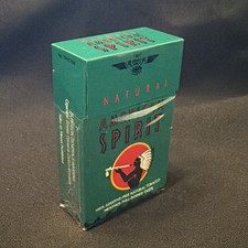 American Spirit Menthol Commemorative Pack Tin Dark Green Excellent Condition picture