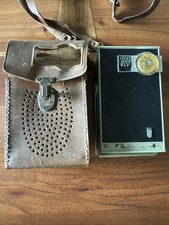 VTG Zenith Royal 400 Portable Transistor Radio Tested Working W/Leather Case picture