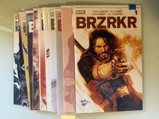 BRZRKR #1-12 (2021) Keanu Reeves / Complete Set + Cover Signed #1 Rod Reis picture