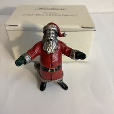 HUDSON CREEK PEWTER  ANNUAL SANTA  1999 #HC8446 /NOS/NIB picture