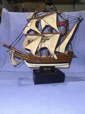 Vintage 1976 Har-Lee Mayflower Money Bank Ship Original Box Rare Functional picture