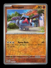 Nosepass 101/167 Pokemon Twilight Masquerade Holo Trading Card TCG picture