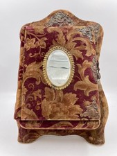 Ornate Antique Victorian Photo Album w/ Stand And Mirror - Vanity picture