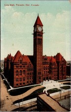 Vintage Toronto Old City Hall Postcard Canada Valentine & Sons Unposted picture