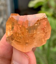 28 Gram Raw Topaz Crystal Specimen, Rich Color From Skardu Pakistan picture