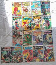 Lot of 17 Vintage Comic Books (Carded and Sleeved) - Marvel, DC, Star, Harvey picture
